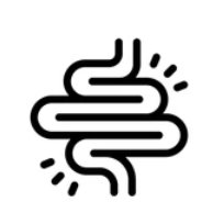 Abstract line drawing of a brain with radiating signals, representing brain activity or thinking.